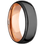 Zirconium + Polish , Polish Finish + 14K Rose Gold