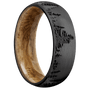 Zirconium + Satin Finish + Whiskey Barrel