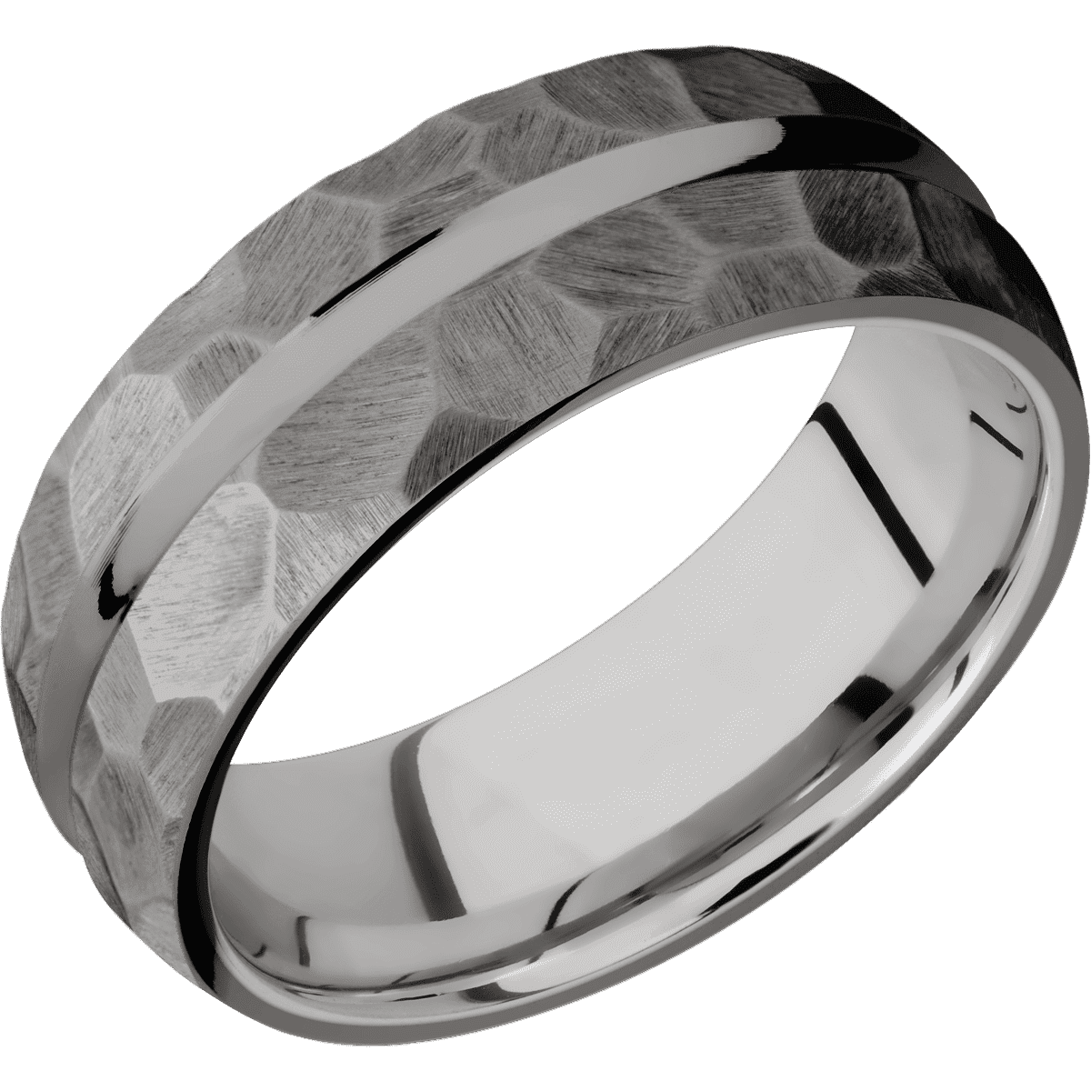 Tantalum Noir + Polish , Rock Finish + Titanium