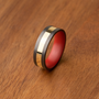 Size 10.5 Zirconium and 14K Yellow Gold