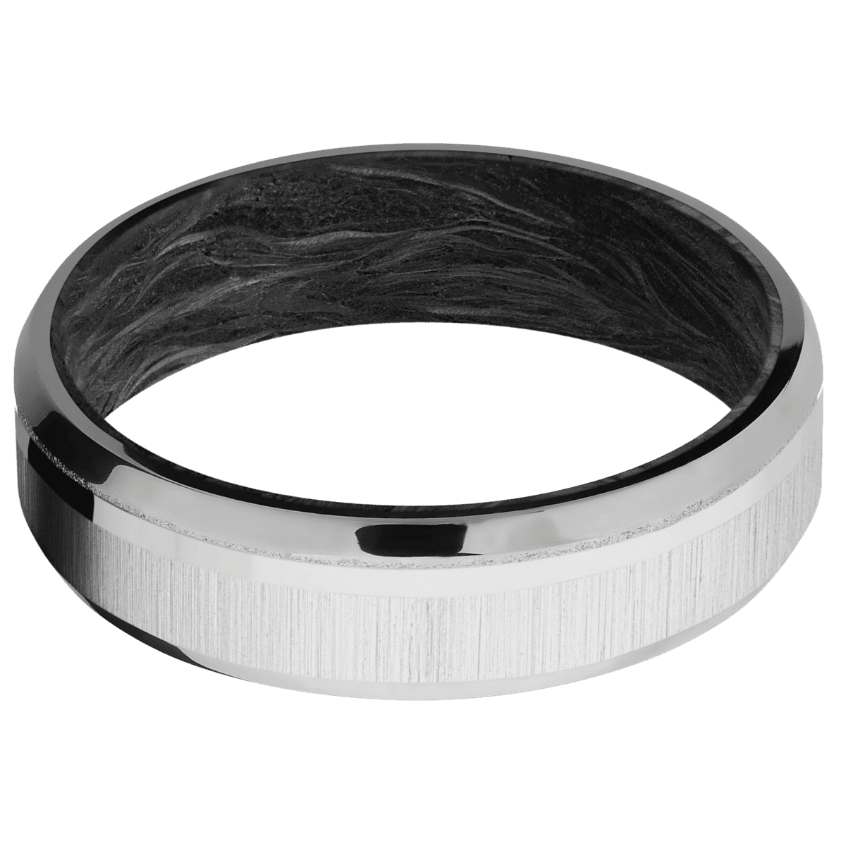 Titanium + Crosssatin , Polish Finish + Forged Carbon Fiber Sleeve