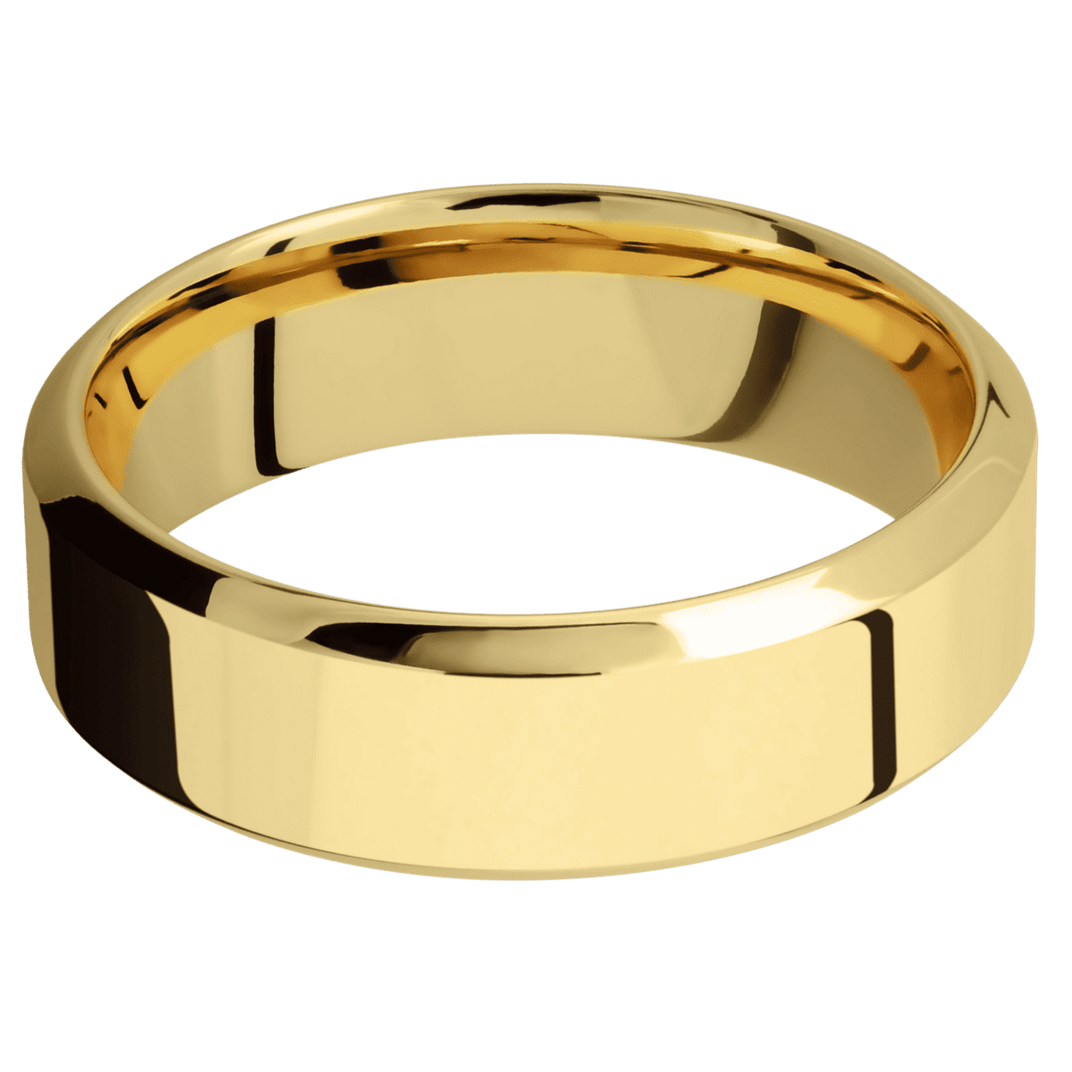 14K Yellow Gold + Polish , Polish Finish