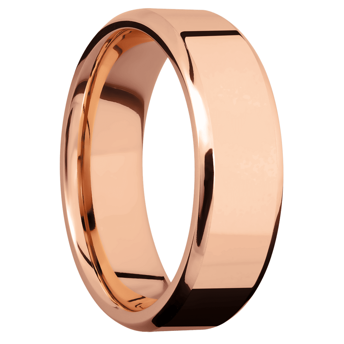 14K Rose Gold + Polish , Polish Finish
