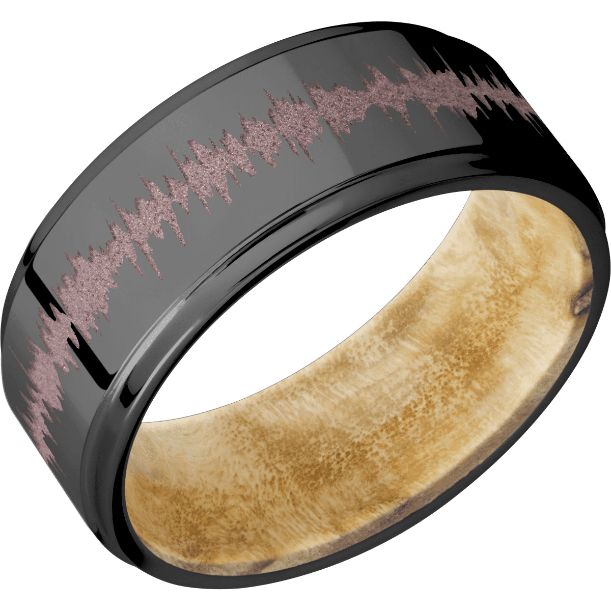 Zirconium + Polish , Polish Finish + Boxelder Burl