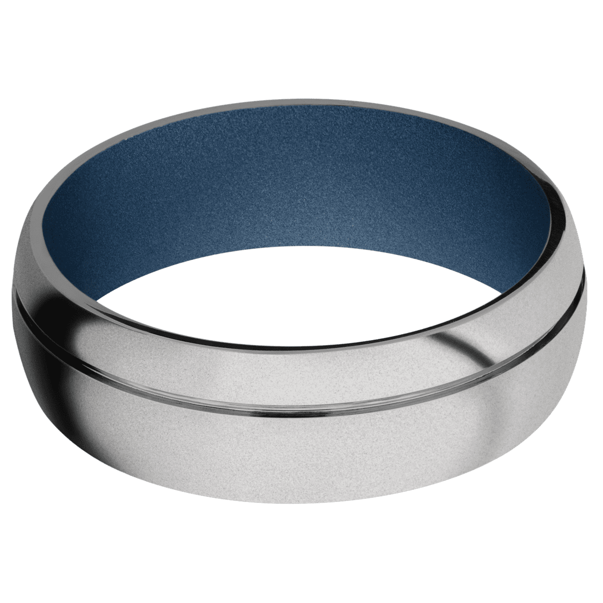 Titanium + Bead , Bead Finish + Polar Blue