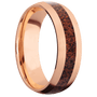 14K Rose Gold + Satin Finish