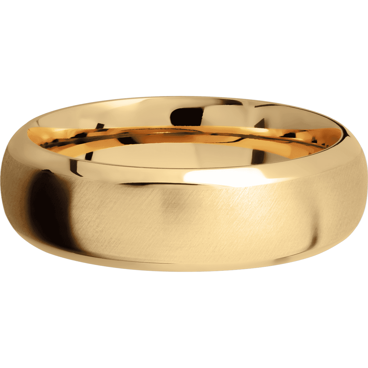 10K Yellow Gold + Anglesatin , Polish Finish