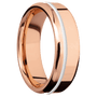 18K Rose Gold + Polish , Polish Finish + 14K Rose Gold