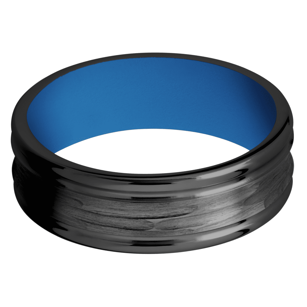 Zirconium + Treebarkh , Polish Finish + Sea Blue