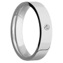 18K White Gold + Polish Finish