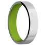 Platinum + Satin Finish + Zombie Green