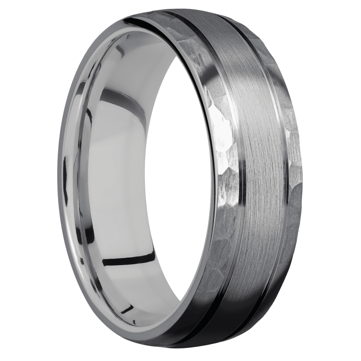 Tantalum + Satin , Hammer Finish + Titanium