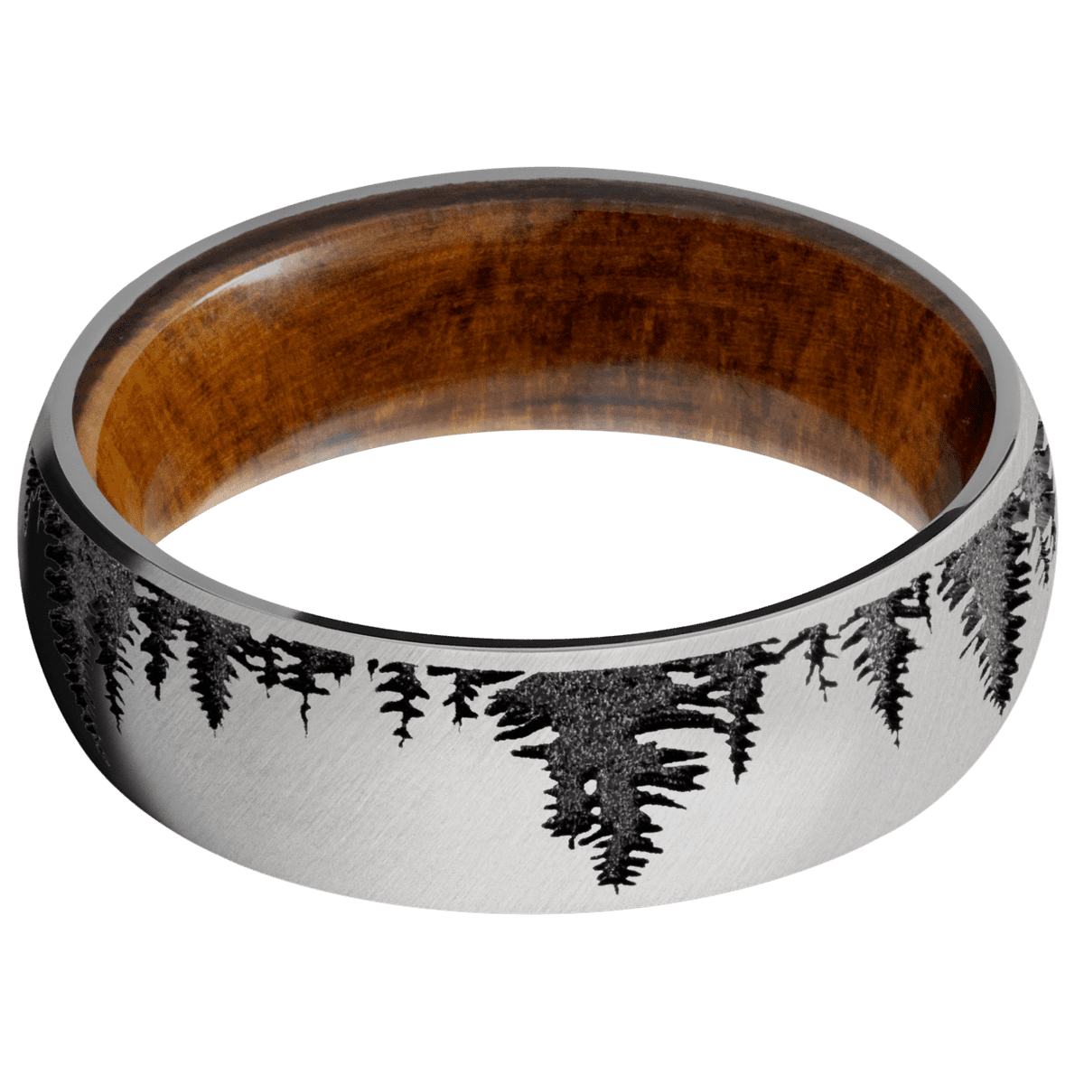 Titanium + Anglesatin Finish + Desert Iron Wood