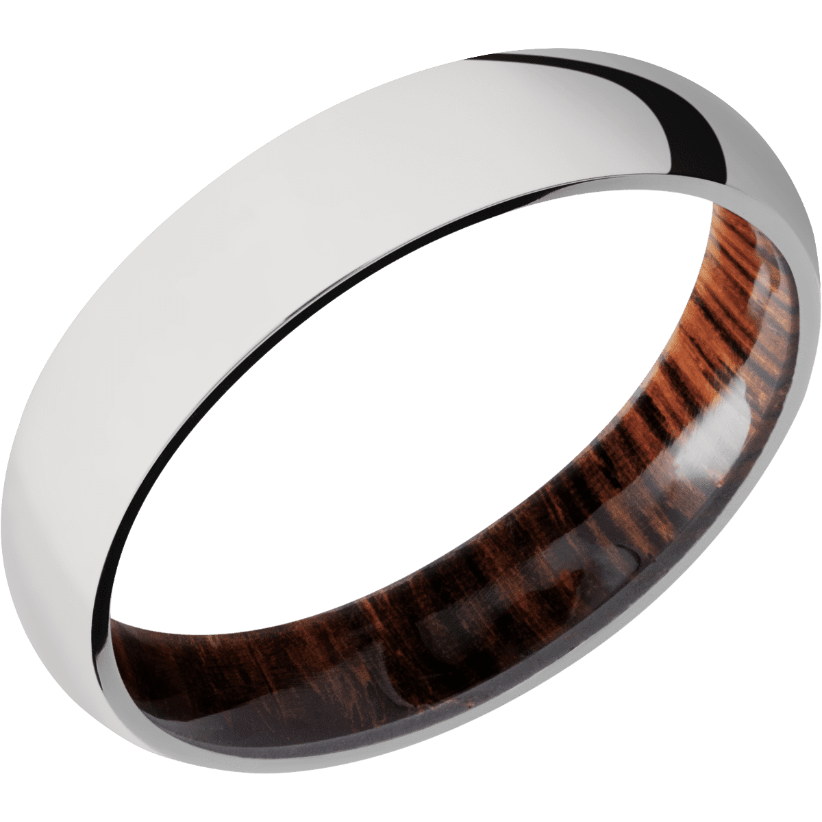 Platinum + Polish Finish + Cocobolo