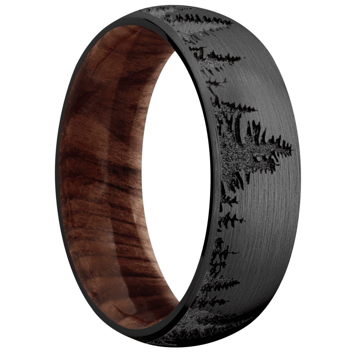 Zirconium + Satin Finish + Sequoia