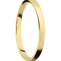 14K Yellow Gold + Satin Finish