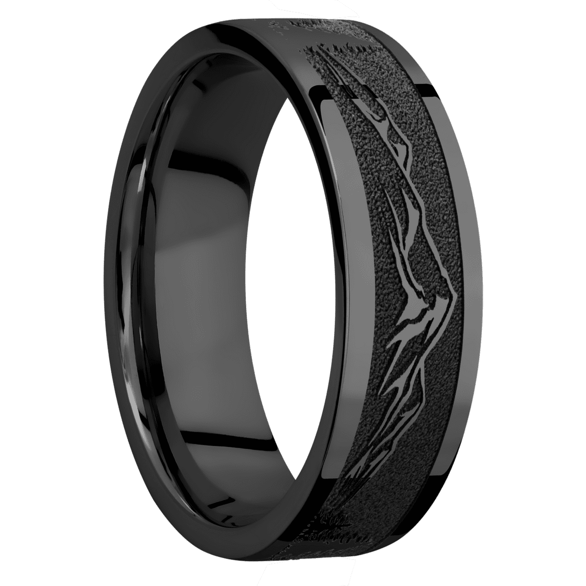 Zirconium + Bead , Polish Finish