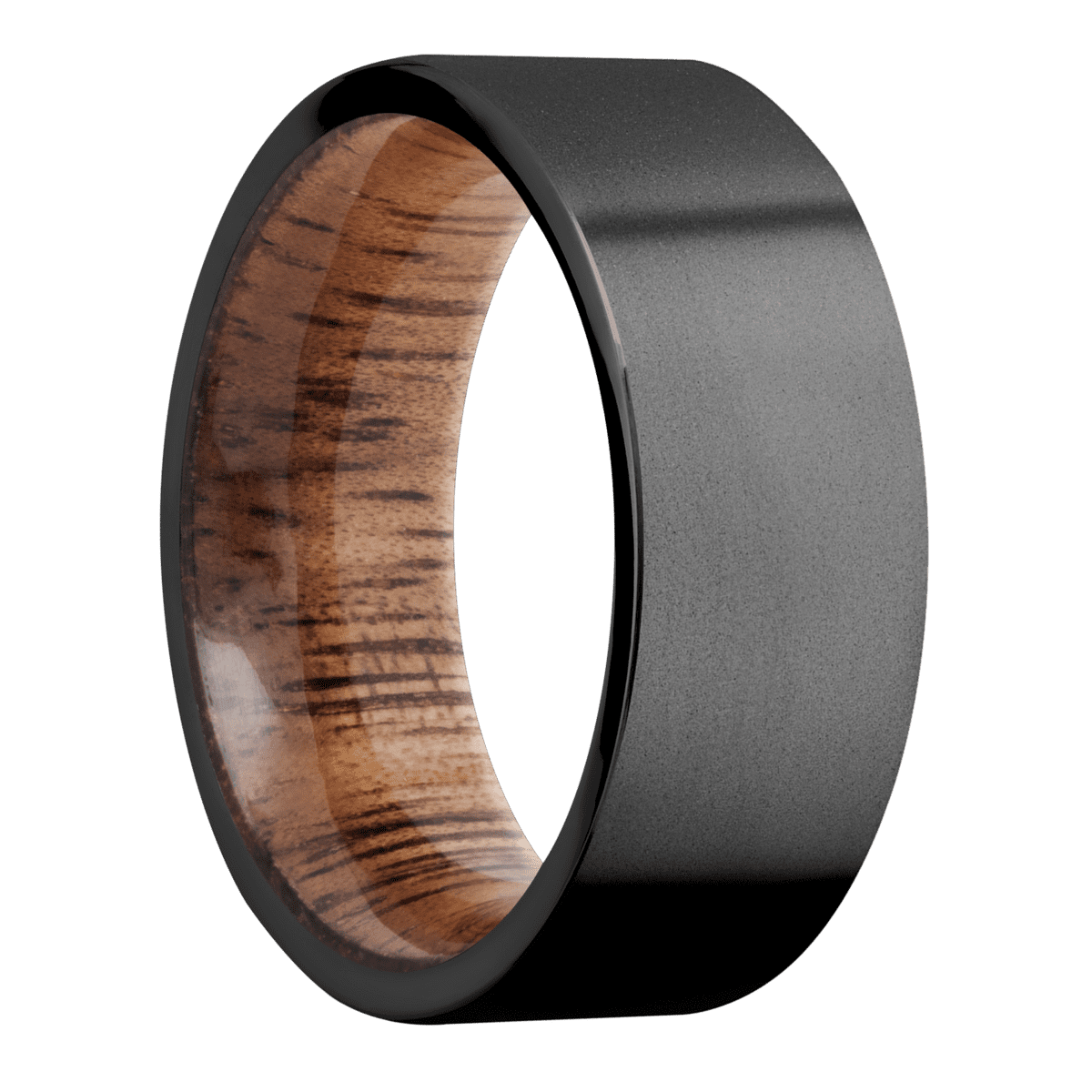 Zirconium + Bead Finish + Koa