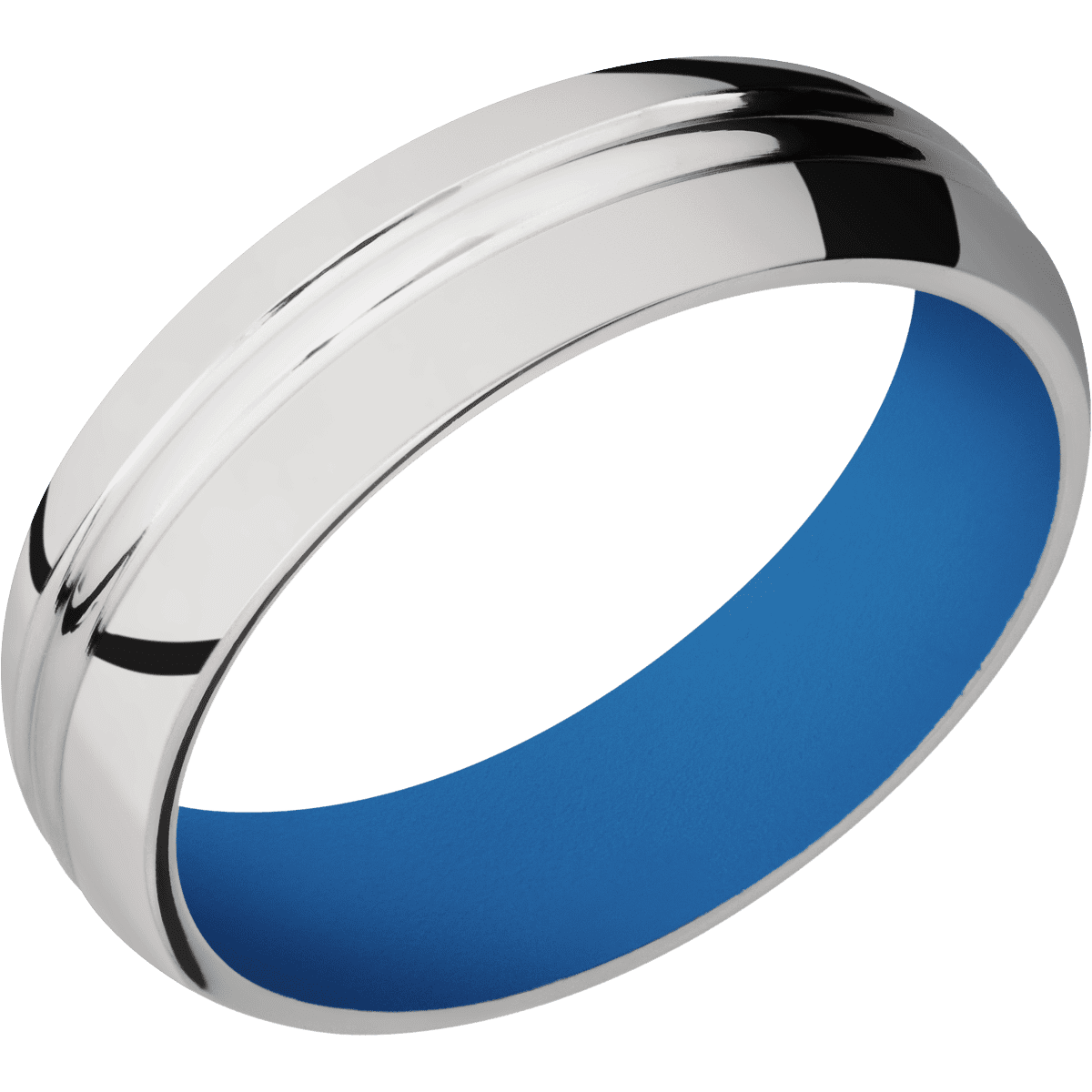 Titanium + Polish , Polish Finish + Sea Blue