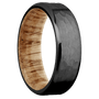 Zirconium + Hammer , Polish Finish + Natural Oak