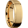 18K Yellow Gold + Bead , Polish Finish