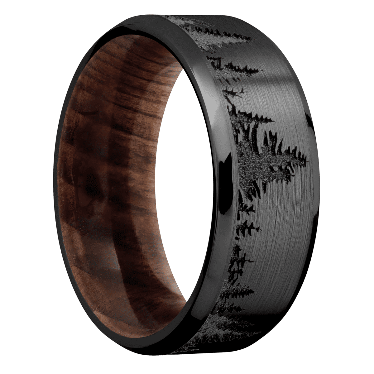 Zirconium + Satin , Polish Finish + Sequoia