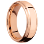 14K Rose Gold + Polish , Polish Finish