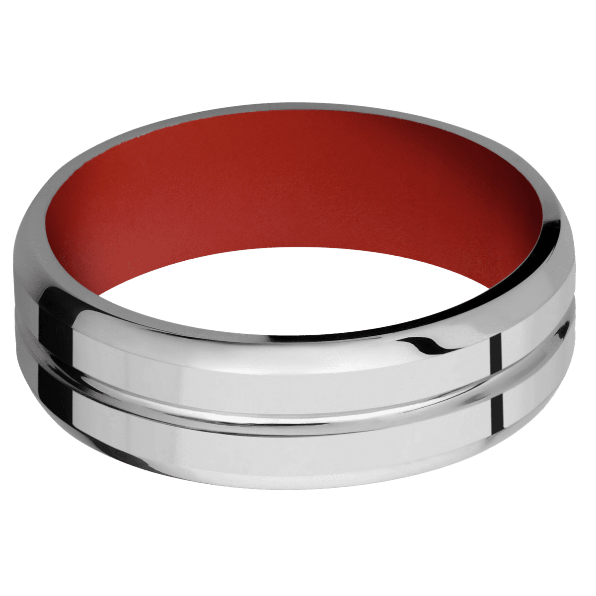 Titanium + Polish , Polish Finish + Red Apple