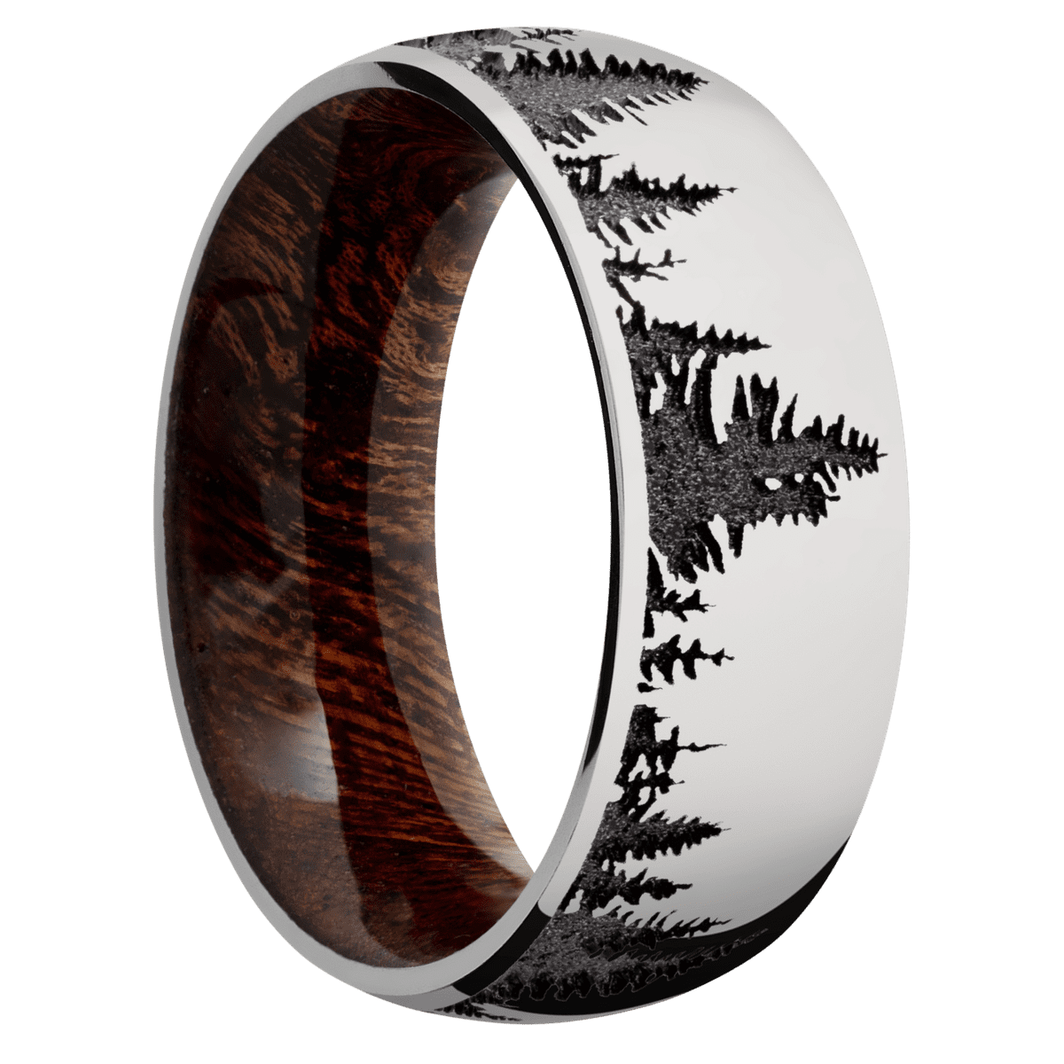 Titanium + Polish Finish + Sapele