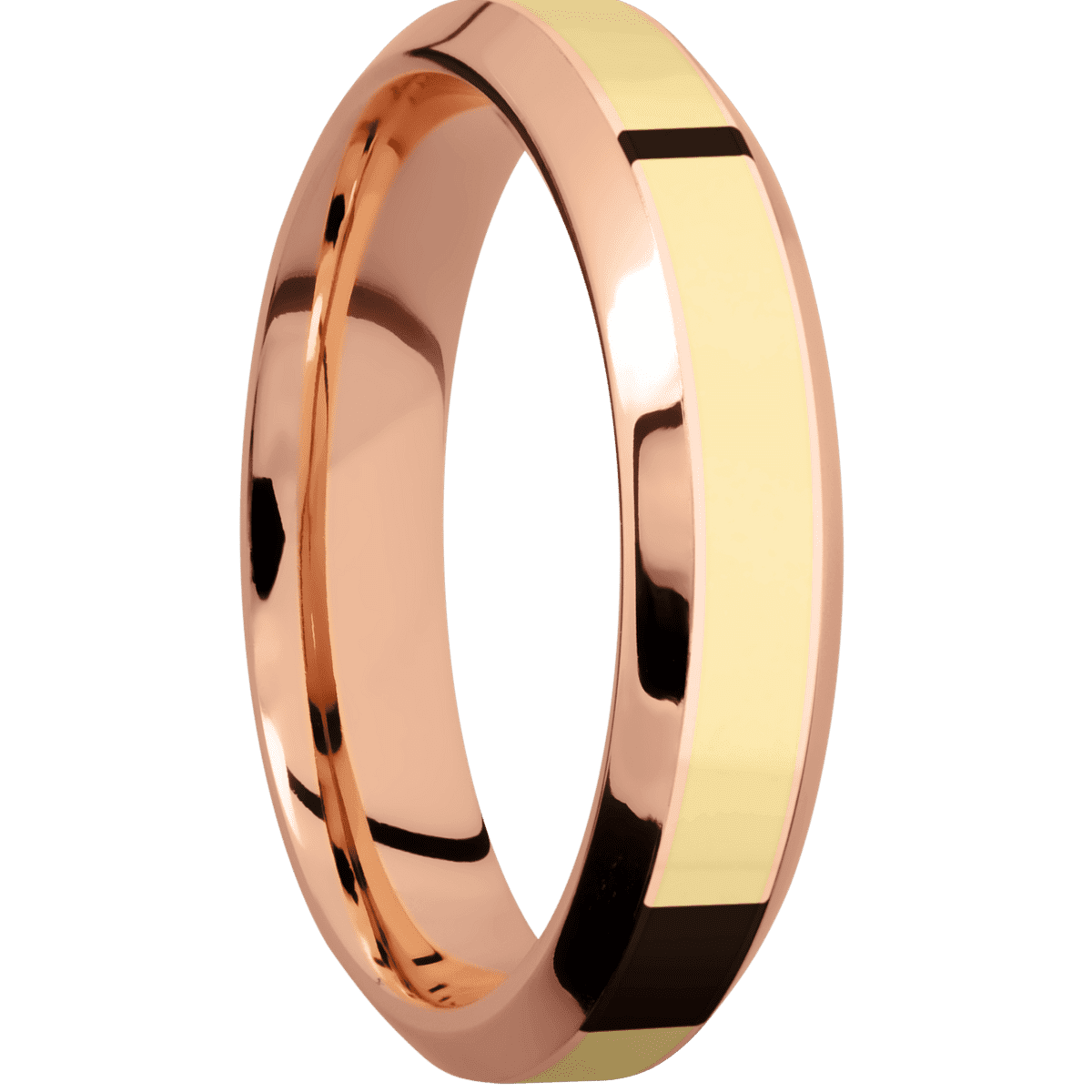 14K Rose Gold + Polish , Polish Finish
