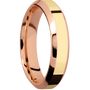 14K Rose Gold + Polish , Polish Finish