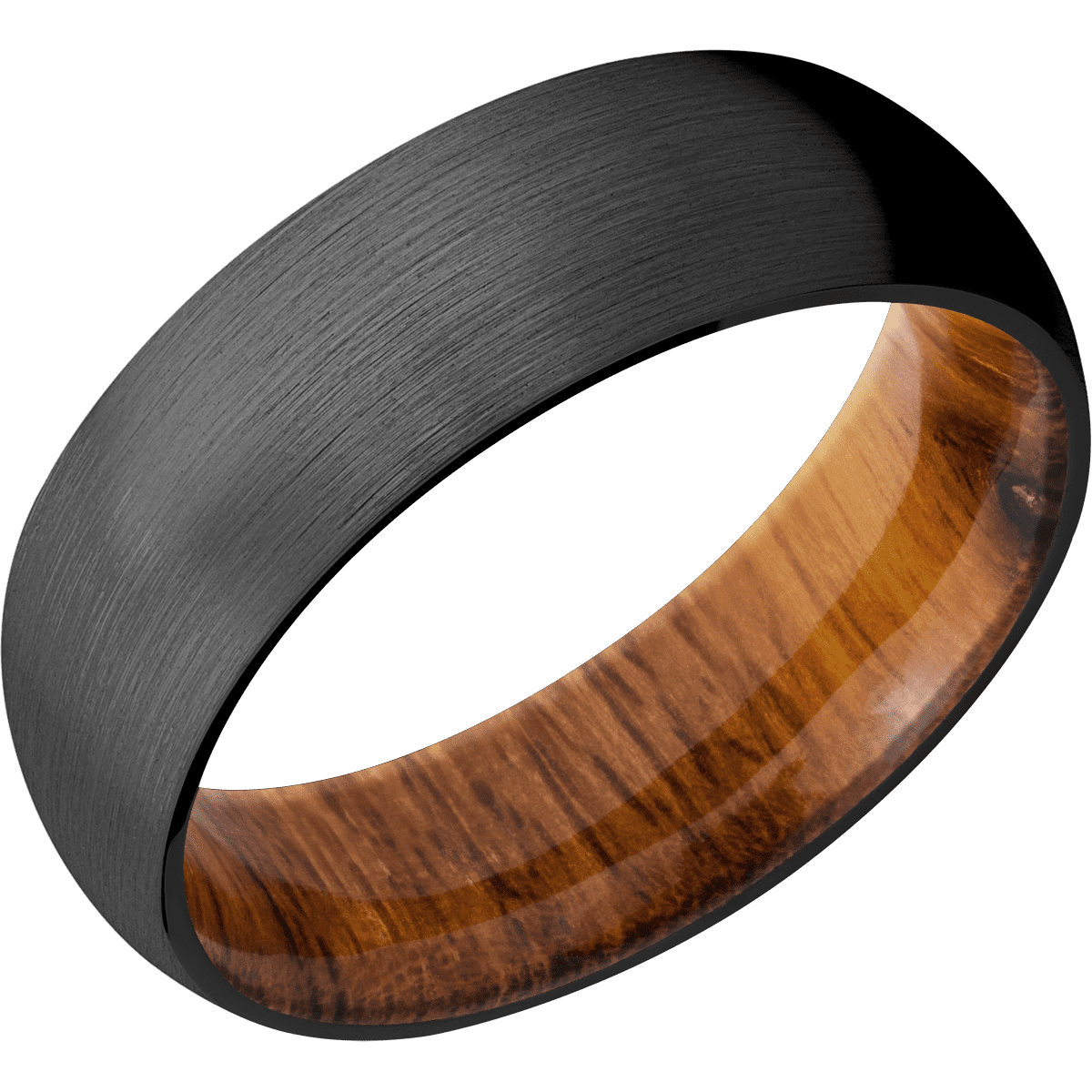 Zirconium + Satin Finish + Desert Iron Wood
