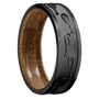 Zirconium + Satin Finish + Whiskey Barrel
