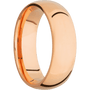 18K Rose Gold + Polish Finish