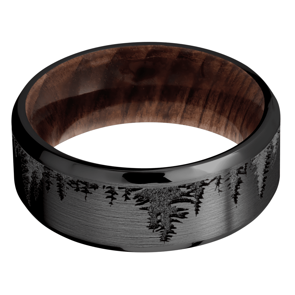 Zirconium + Satin , Polish Finish + Sequoia
