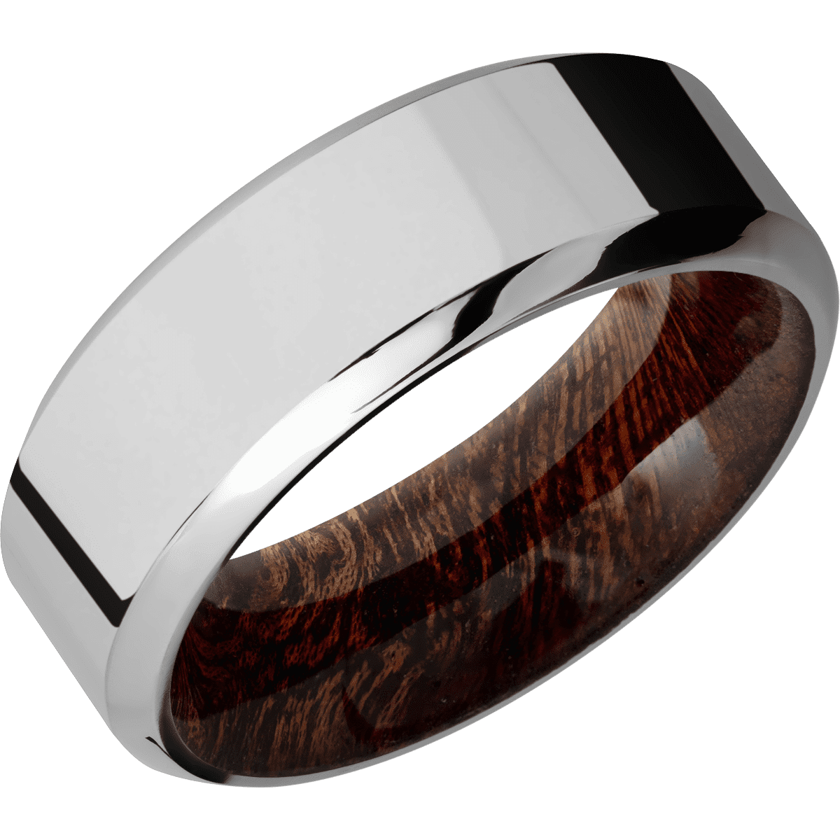 Titanium + Polish , Polish Finish + Sapele