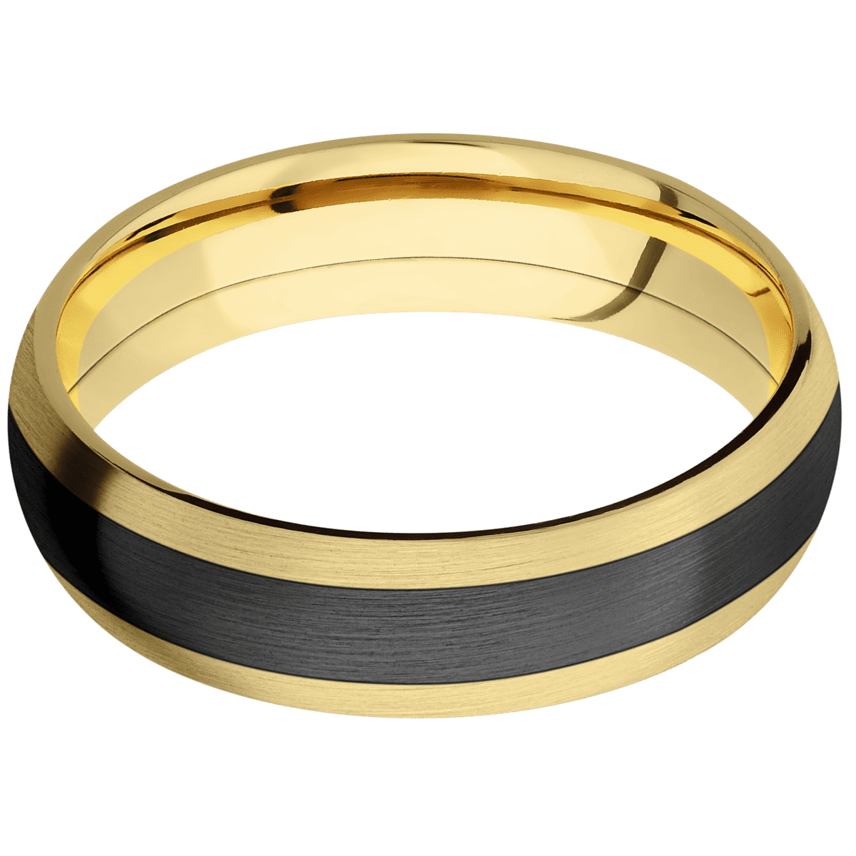18K Yellow Gold + Satin Finish
