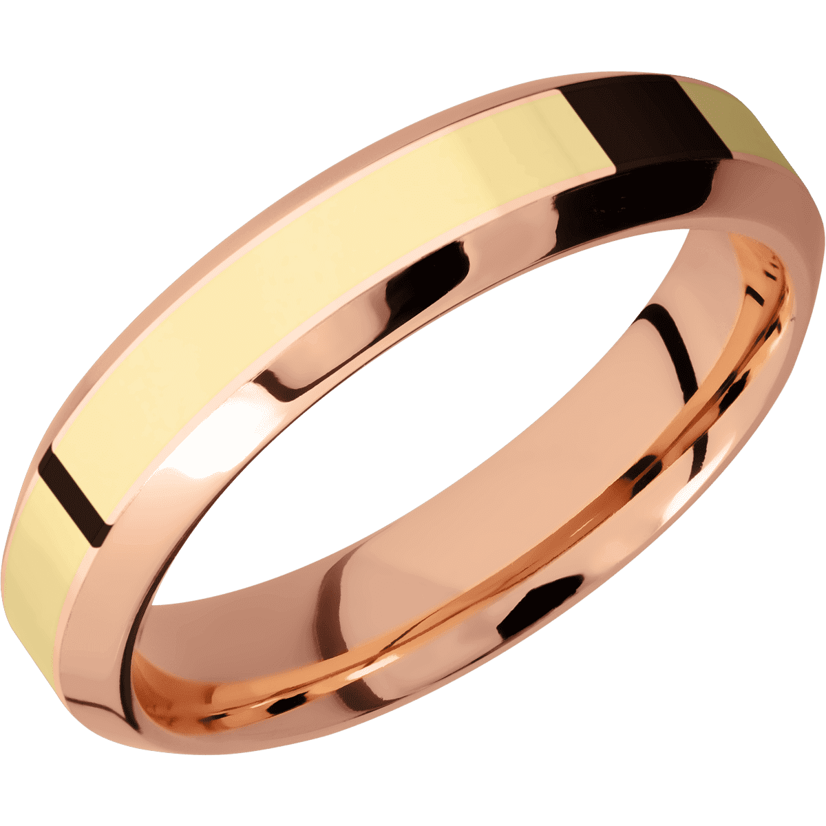 14K Rose Gold + Polish , Polish Finish
