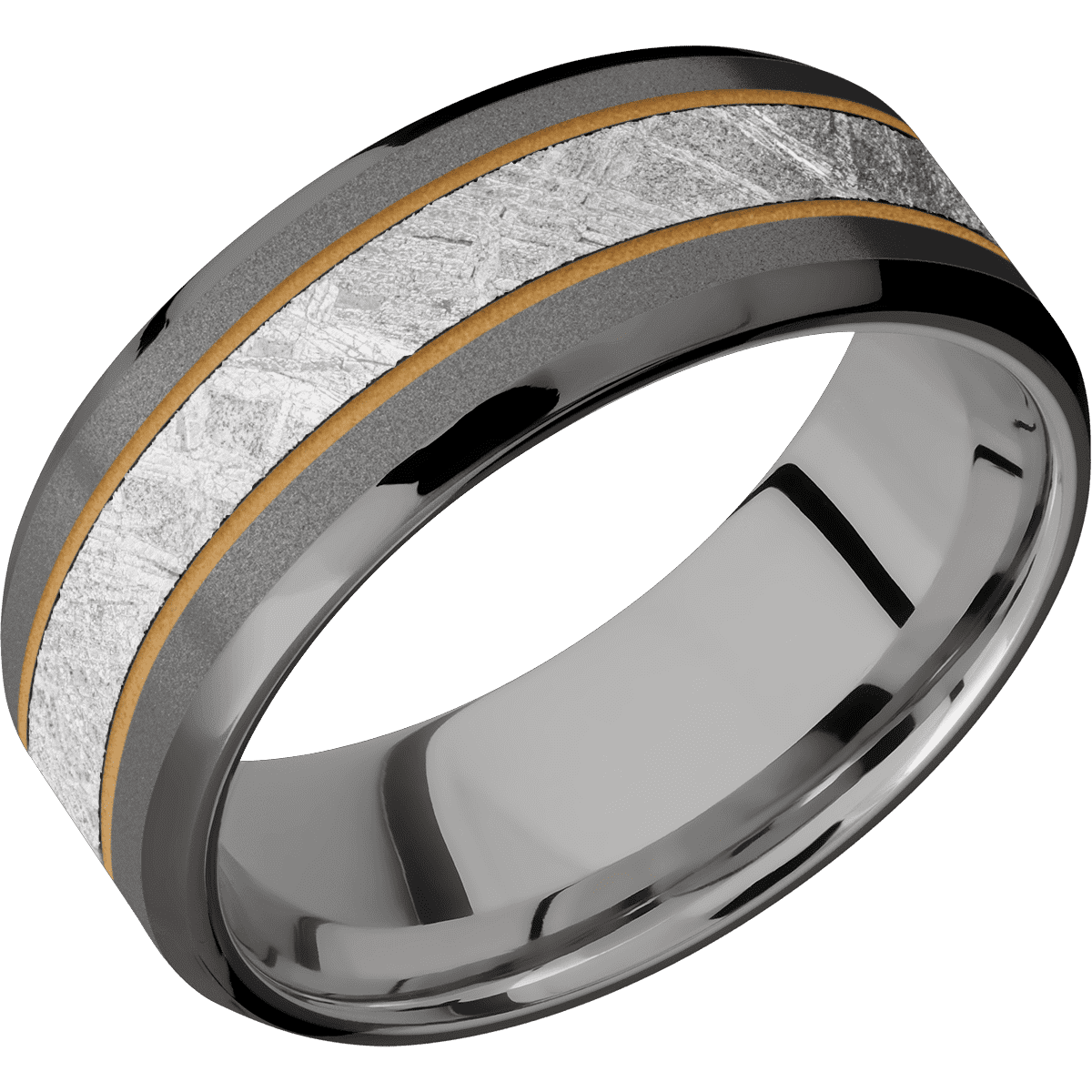 Tantalum Noir + Sand , Polish Finish + Titanium