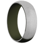 Titanium + Anglestone Finish + Vintage Green