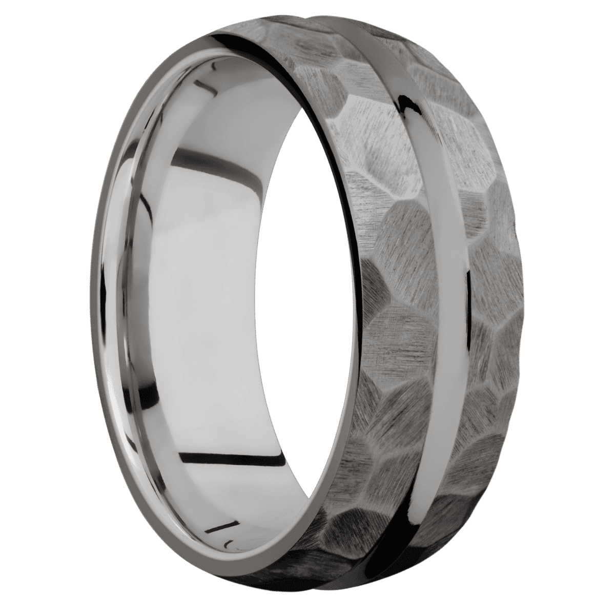 Tantalum Noir + Polish , Rock Finish + Titanium