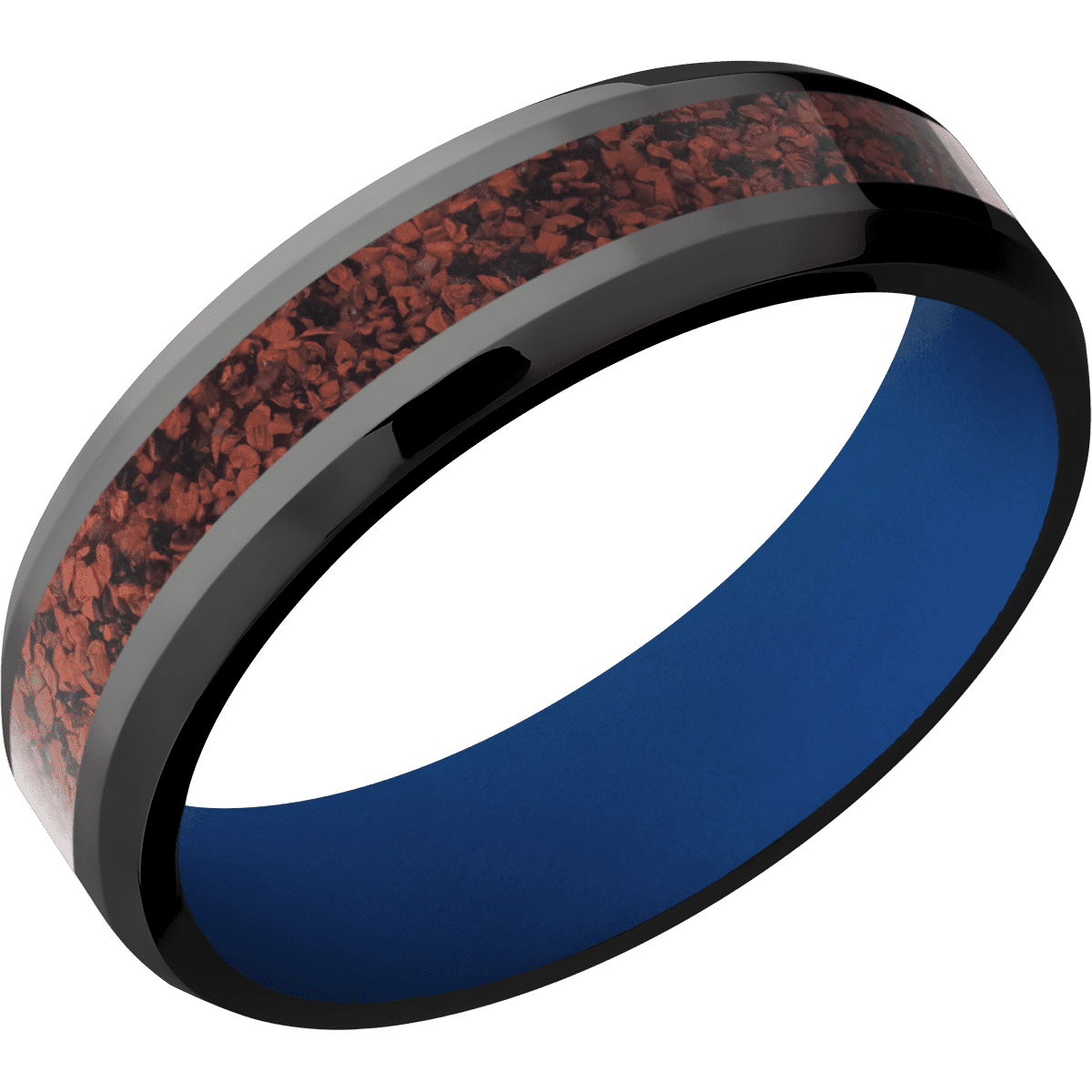 Zirconium + Polish , Polish Finish + Royal Blue