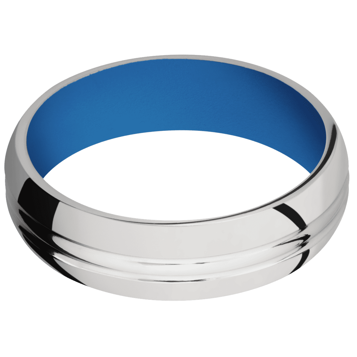 Titanium + Polish , Polish Finish + Sea Blue