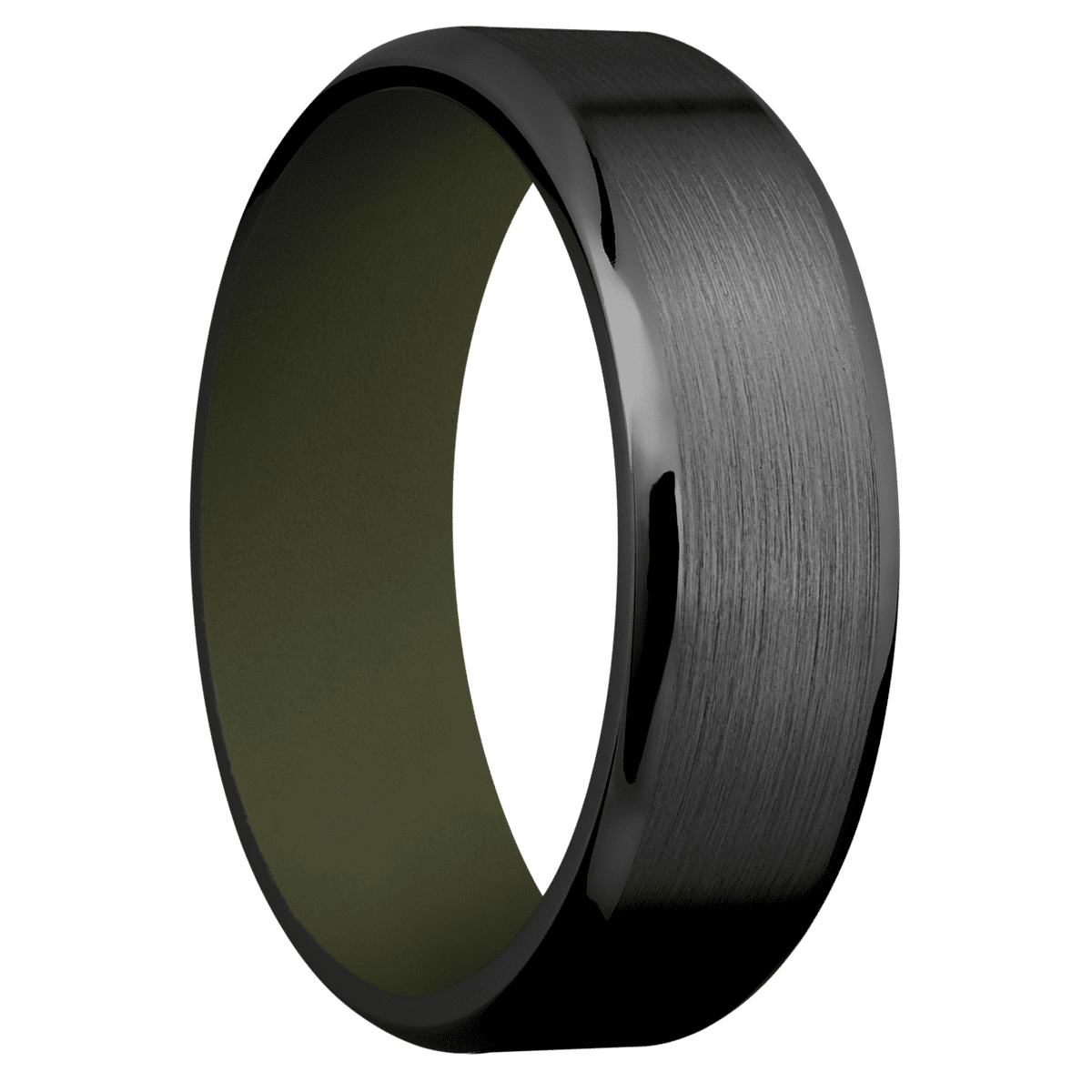 Zirconium + Satin , Polish Finish + Vintage Green