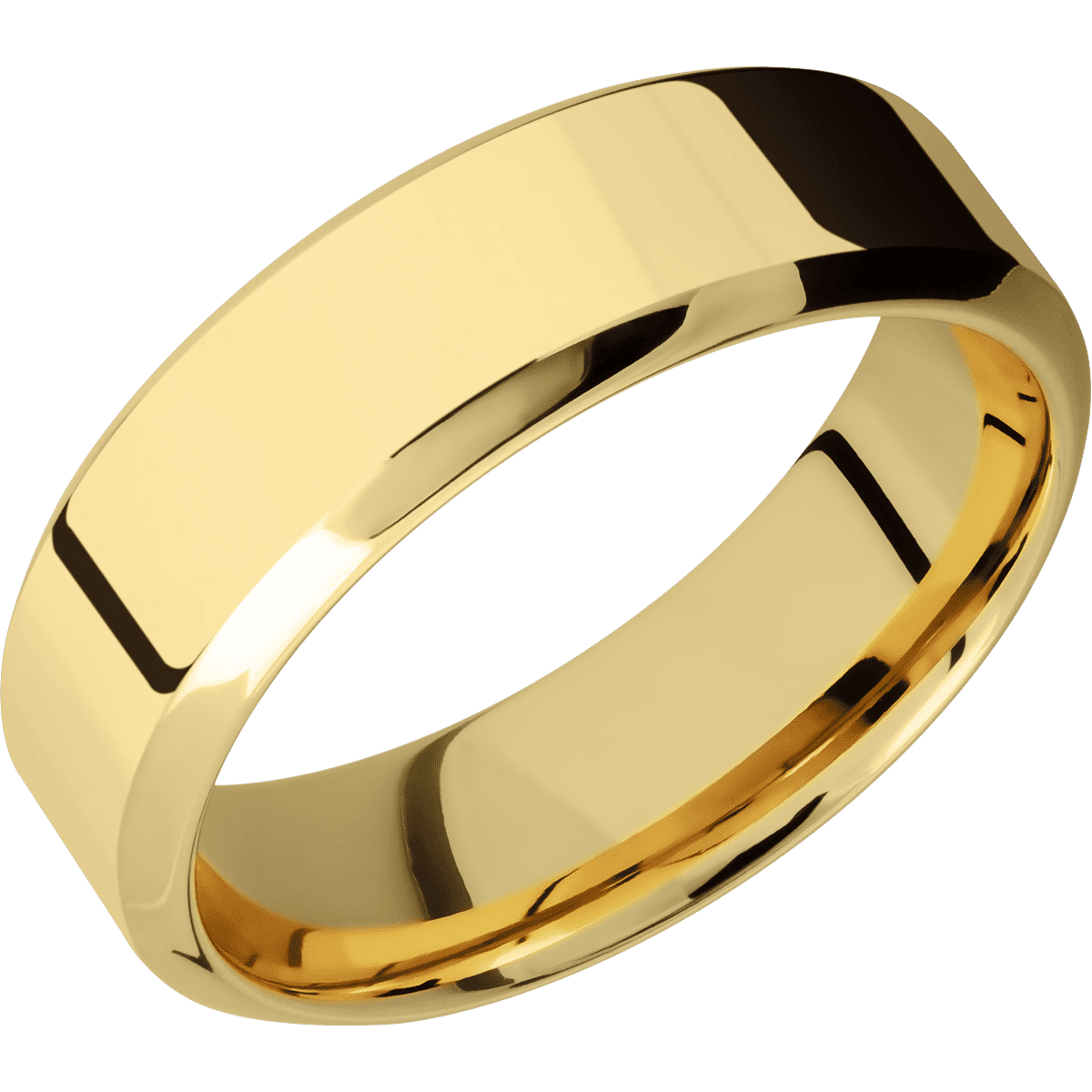 14K Yellow Gold + Polish , Polish Finish