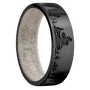 Zirconium + Satin Finish + Antler