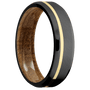 Zirconium + Anglesatin , Polish Finish + Whiskey Barrel