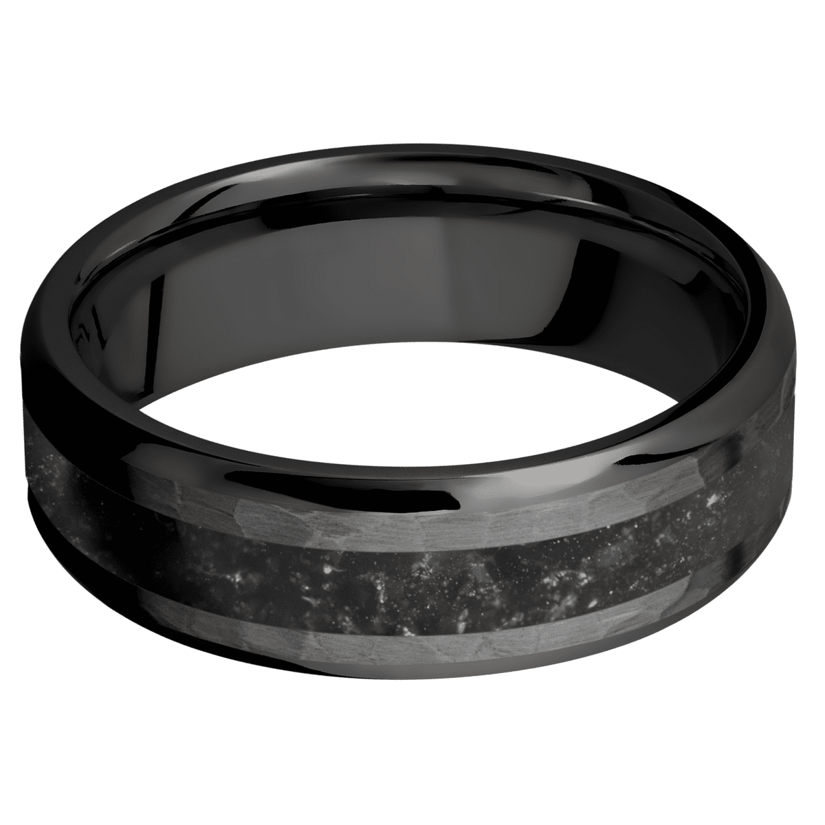 Zirconium + Hammer , Polish Finish