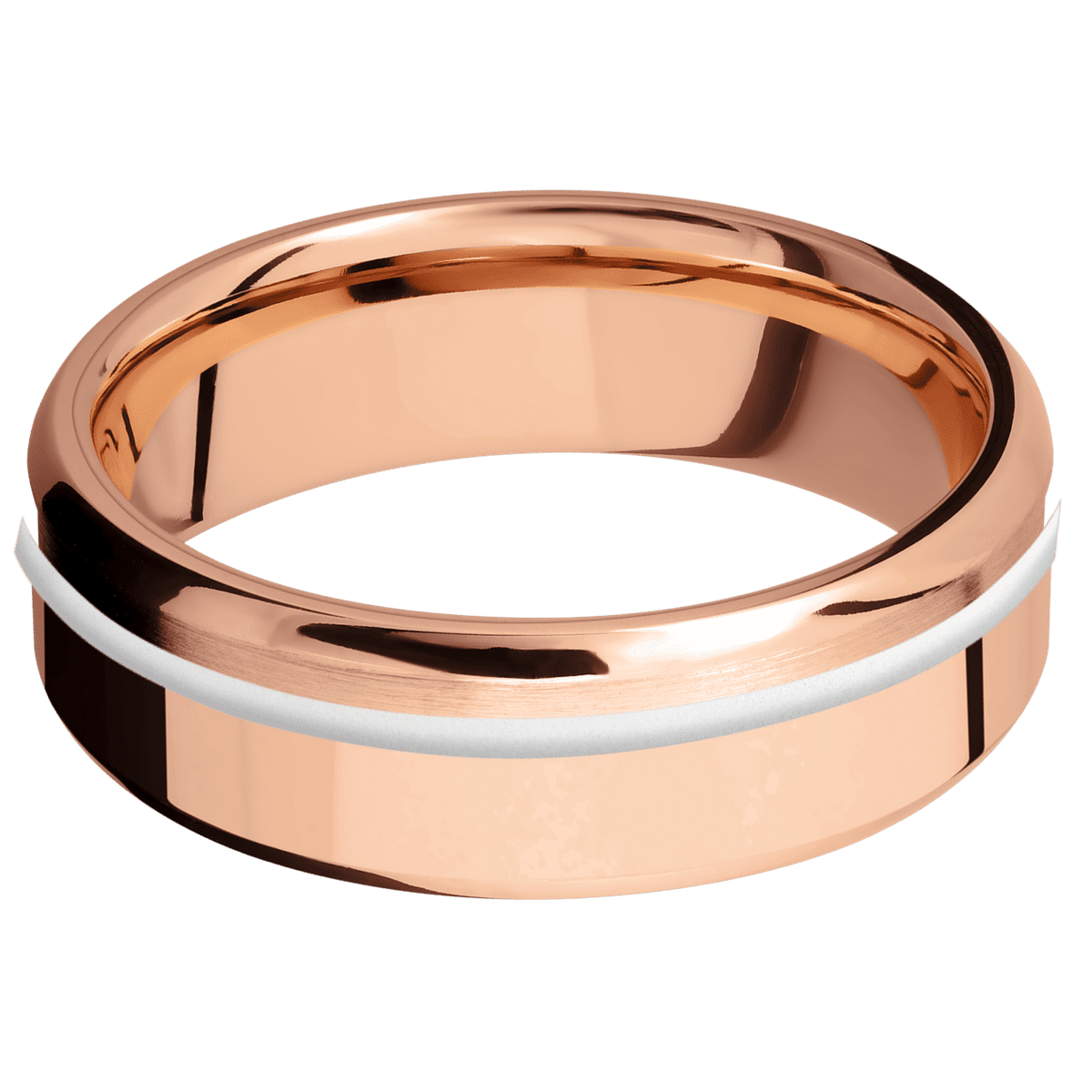 18K Rose Gold + Polish , Polish Finish + 14K Rose Gold