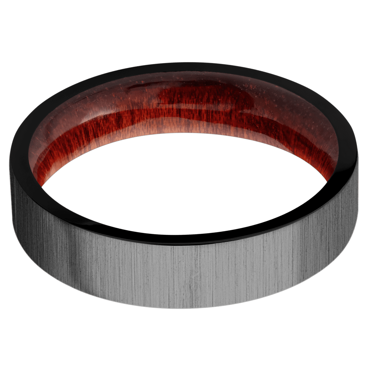 Zirconium + Crosssatinblack Finish + Blood Wood